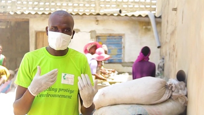 Justin Bekounim, Directeur général de Vega Recycling, promoteur de l'application Zéro Déchet