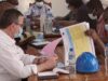 PEAT 2 : A Tsévié, le ministre TIEM Bolidja s’assure de l’évolution des travaux de construction des ouvrages hydrauliques